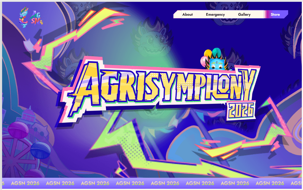 Abstract event ticketing artwork representing Agrisymphony
